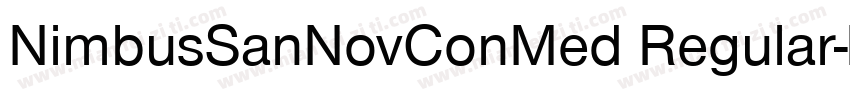 NimbusSanNovConMed Regular字体转换